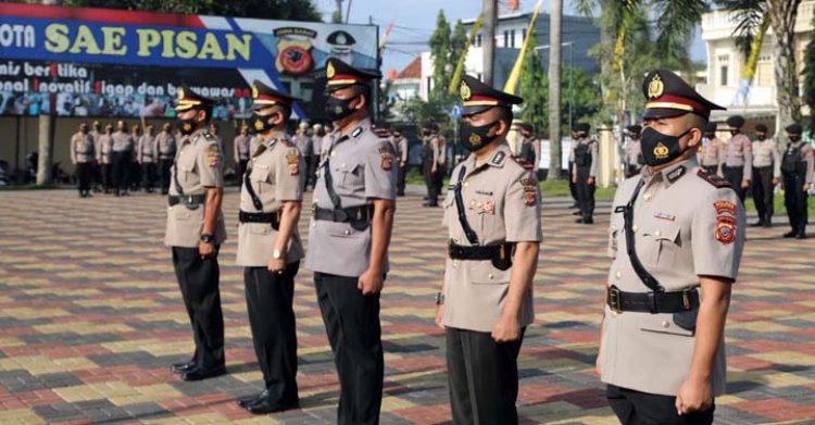 Kapolres Tasik Kota Pimpin Sertijab Tiga Kapolsek