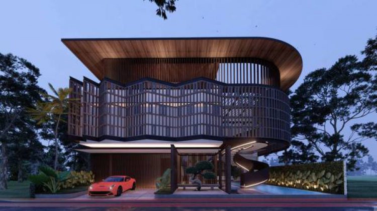 Desain Tampak Depan Rumah Ayu Ting Ting