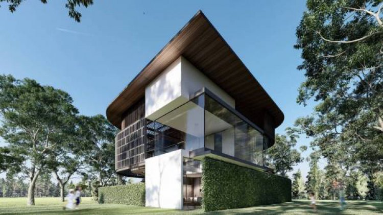 Desain Tampak Samping Rumah Ayu Ting Ting