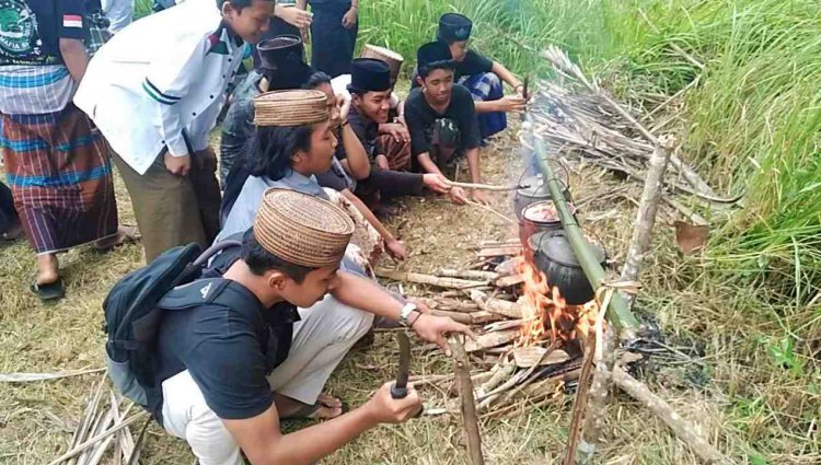 Peringati Tahun Baru Islam, Sejumlah Ponpes di Cineam Gelar Lomba Masak Nasi Liwet