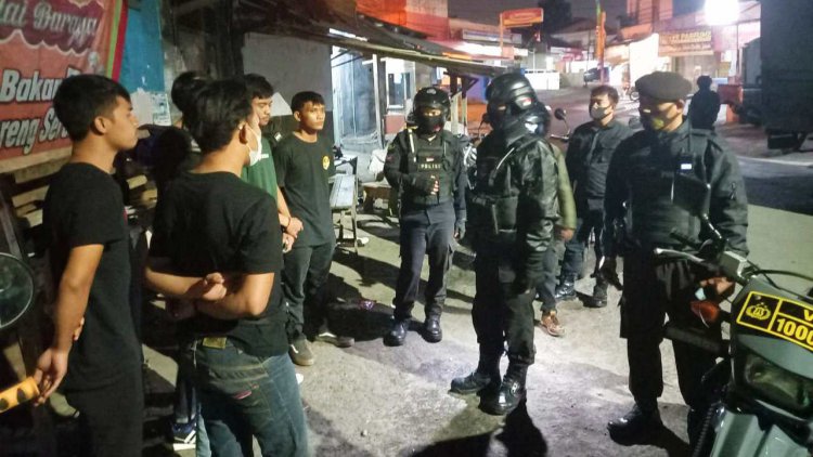 Tim Maung Galunggung Amankan Sejumlah Remaja Diduga Geng Motor