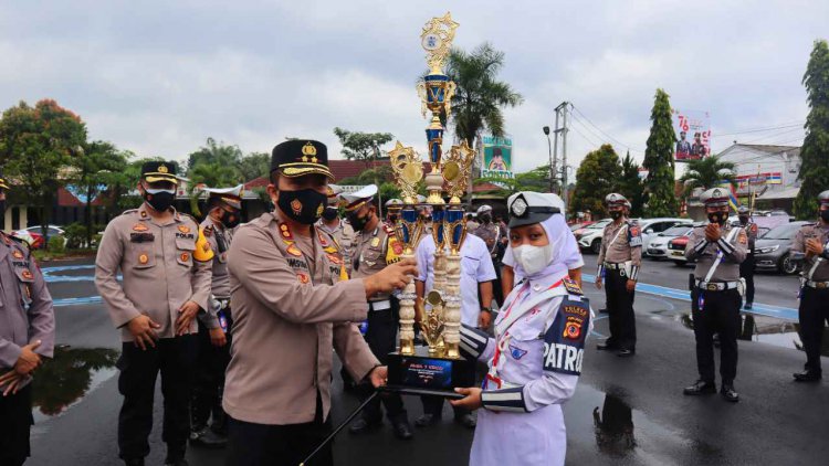 PKS Satlantas Polres Tasik Juara Umum Smart Student Tingkat Polda Jabar