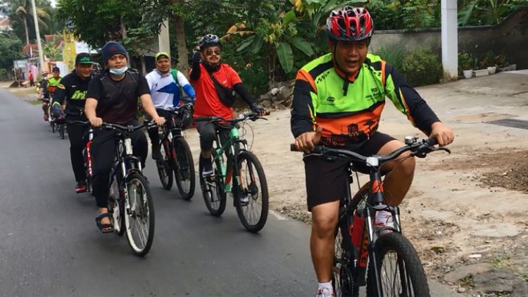 KAHMI Gowes Santuy, Kuatkan Silaturahmi dan Imun