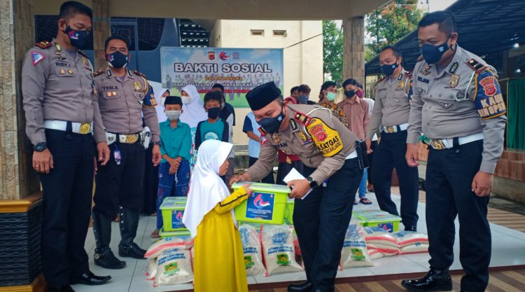 Jelang HUT Lalulintas Bhayangkara, Satlantas Polres Tasik Doa Bersama