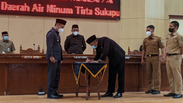 DPRD Kab. Tasikmalaya, Setujui Ranperda Perumda dan Hibah Tanah untuk Polda