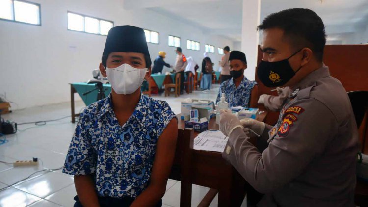 Polres Tasik Turut Sukseskan Vaksinasi Merdeka