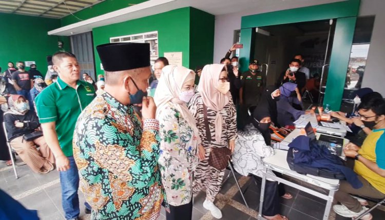 PPP Kota Tasik Gelar Vaksinasi Massal, Peserta dapat Beras Gratis