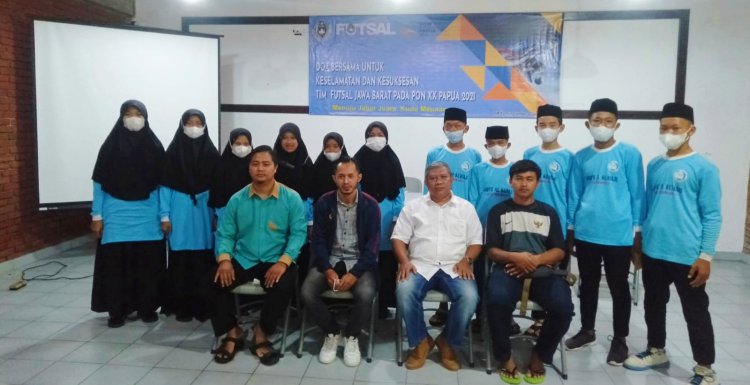 Dukung Tim Futsal Jabar, Manajer Tim Gelar Doa Bersama