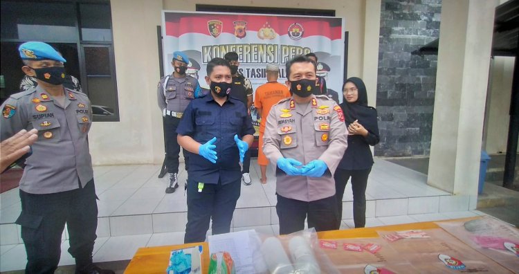 Polres Tasik Tangkap Pelaku Tragedi Miras Oplosan