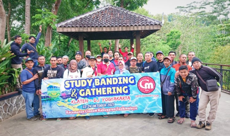 Tingkatkan Kapasitas, Kades se-Kecamatan Cineam Study Banding ke Jawa Tengah