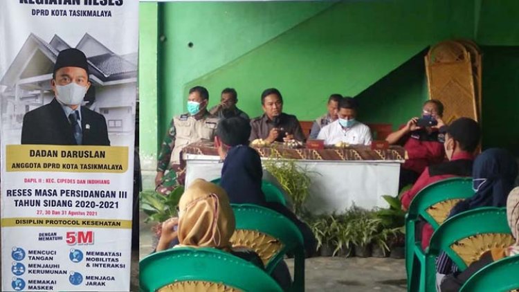 Dadan Daruslan Reses Bersama ARWT Kec. Indihiang