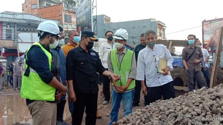 Yusuf Temukan Kekurangan Pada Pembangunan Pasar Pancasila