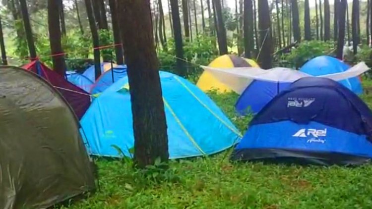 Camping Ground Objek Wisata Galunggung Kembali Buka