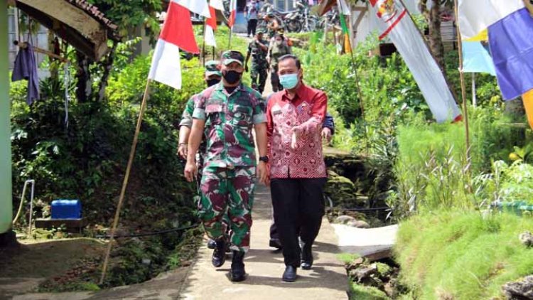 Dandim 0612 Buka Giat BSMSS di Desa Cikupa