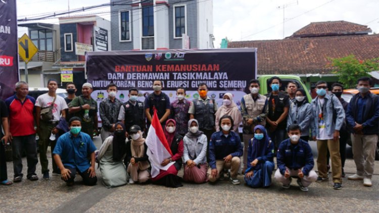 5 Ton Bantuan Warga Tasikmalaya Dikirim ke Lumajang Jawa Timur