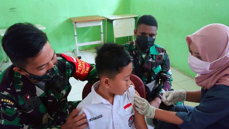 Vaksinasi, Kec. Karangjaya Target 949 Anak