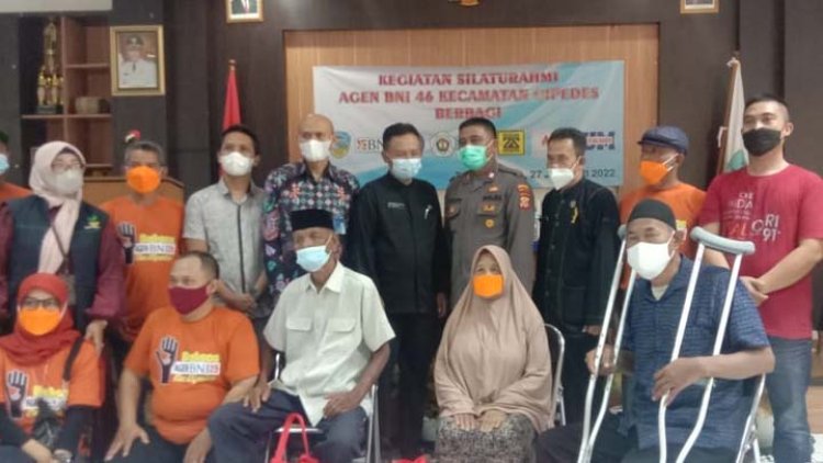 Agen BNI 46 Kec. Cipedes Gelar Silaturahmi dan Bagikan Sembako