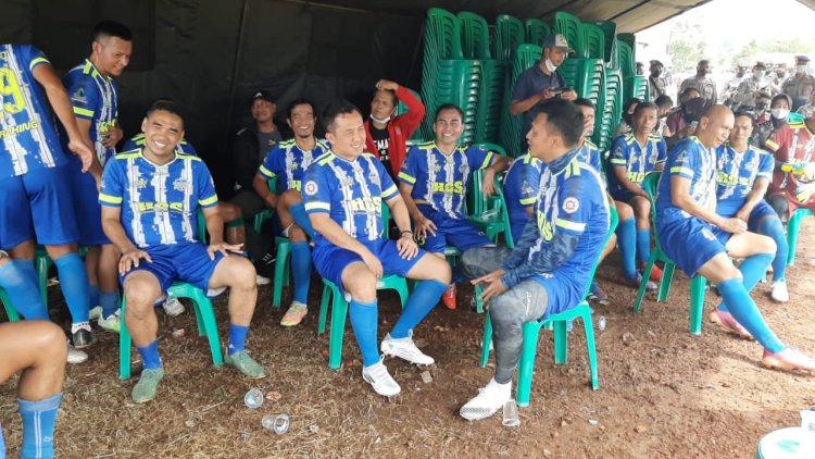 Persib Legend, Hadir Meriahkan Gebyar Vaksinasi Presisi Polres Tasik