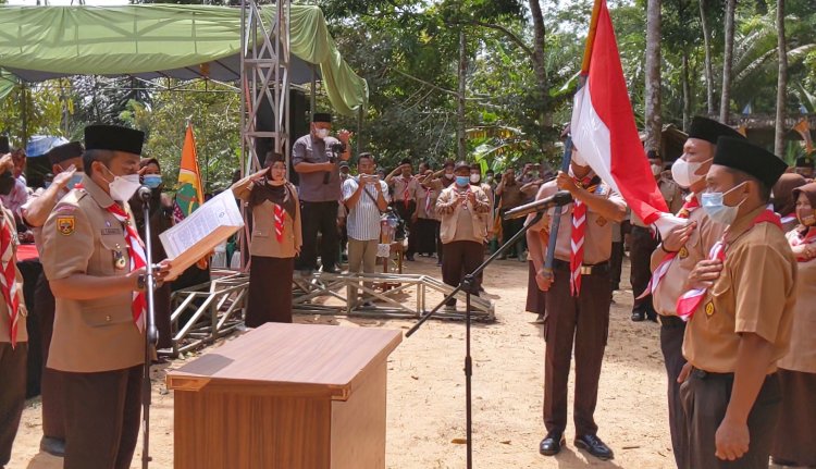 Kampung Pramuka Awi Luar Diresmikan