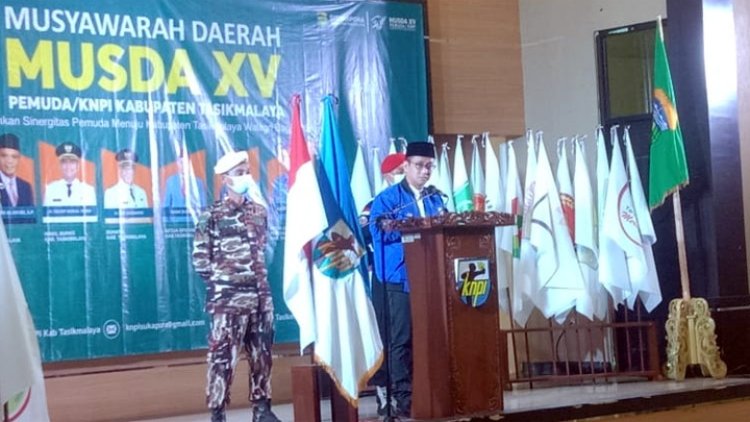 Wabup Cecep Ajak KNPI Bantu Pulihkan Ekonomi