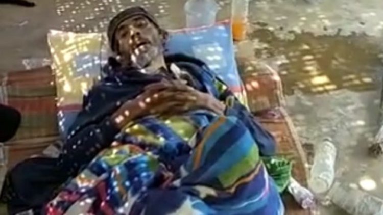 Miris, Idap Diabetes Sudah 2 Tahun,  Seorang Pria Ditinggal di Gubuk Tengah Sawah