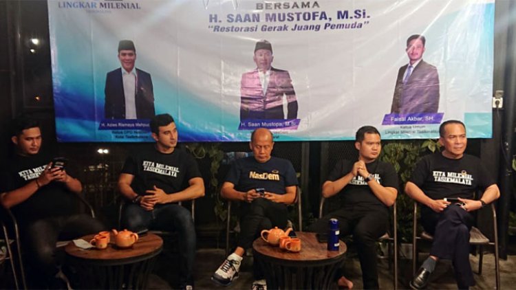 Lingkar Milenial Tasikmalaya Deklarasikan Saan Mustofa For Gubernur Jabar