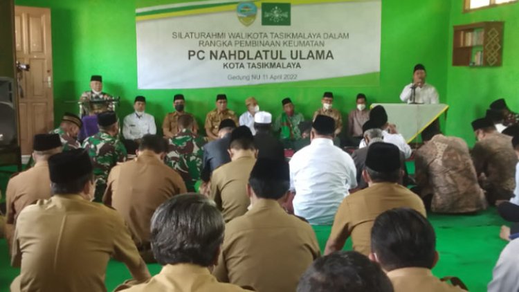 Silaturahmi dengan PC NU Kota Tasik, Yusuf Paparkan Capaian Program 