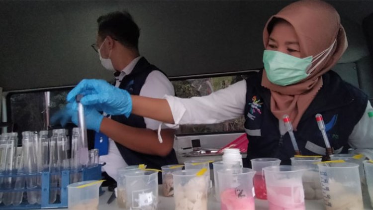 Sidak, Loka Pom Kota Tasik Temukan Makanan Mengandung Formalin