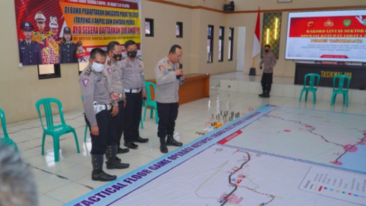 Polres Tasikmalaya Petakan Jalur Mudik Lebaran 2022