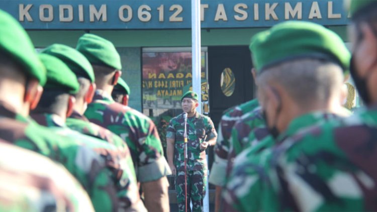 Dandim 0612 Tasikmalaya Mengelar Halal Bihalal