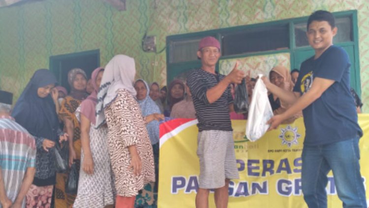 DPD AMPI Kota Tasik dan Taman Hati Group Bagikan Tiga Kuintal Ati Ampela