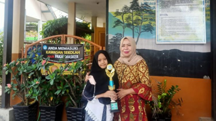 Juara Tingkat Kota, Arsya Bersiap Hadapi Lomba Cergam Tingkat Jabar