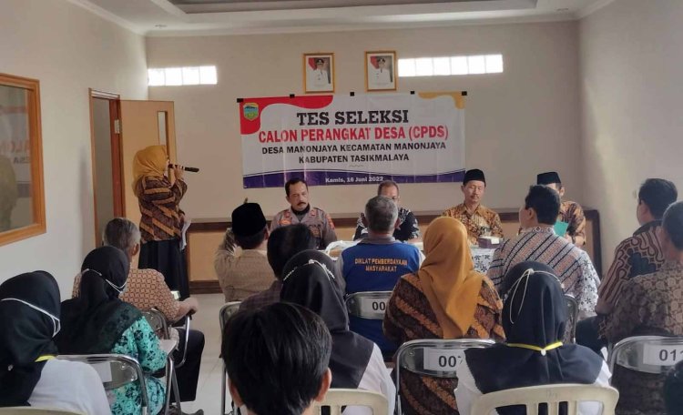 11 Calon Ikuti Seleksi Perangkat Desa Manonjaya