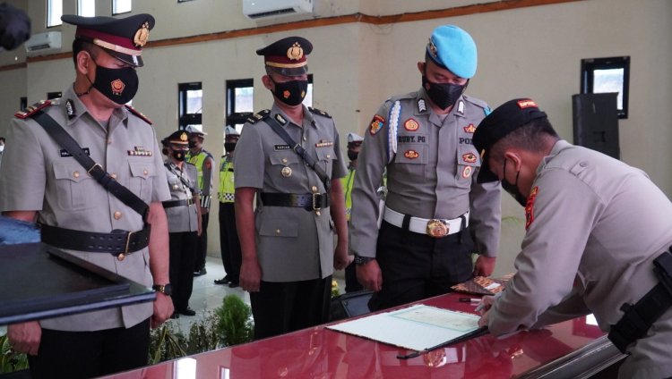 Kapolres Tasik Pimpin Serah Terima Jabatan Wakapolres dan Kasat