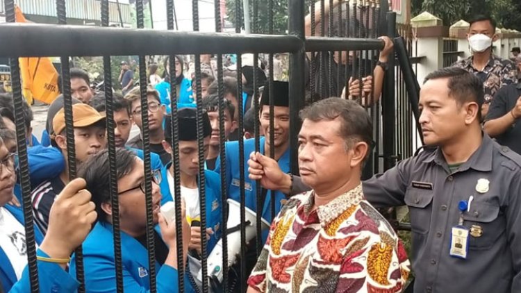 PMII Kota Tasikmalaya Gelar Aksi Penolakan RKUHP ke Gedung DPRD