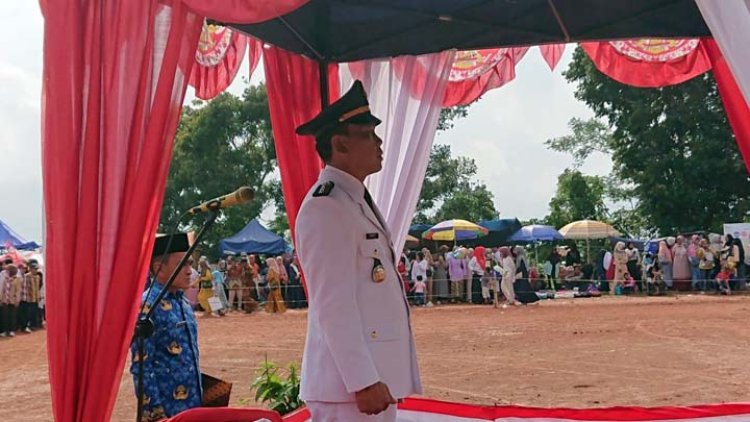 Upacara HUT RI Tingkat Kec. Karangjaya Disambut Antusias Warga