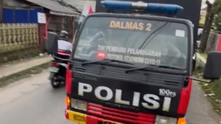 Pasca Unras, Polres Tasik Antarkan Mahasiswa Pulang