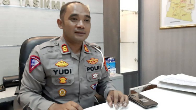 Antisipasi Kepadatan, Satlantas Polres Tasik Lakukan Rekayasa Lalin di Alun alun Singaparna