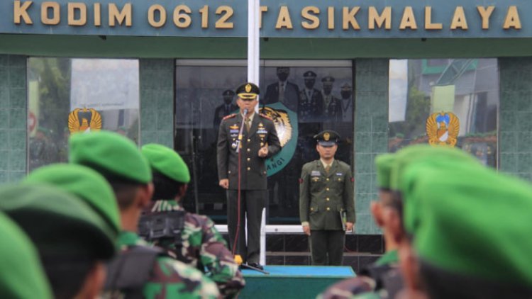 Peringati Hari Kesaktian Pancasila, Kodim 0612 Tasikmalaya Laksanakan Upacara