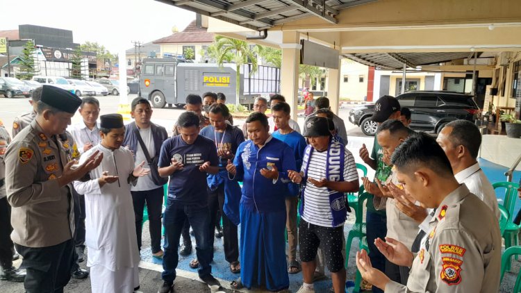 Aliansi Suporter dan Polres Tasik Gelar Do'a Bersama