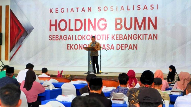 M. Husein Fadlulloh Dorong Pertumbuhan Ekonomi Melalui Sosisalisasi Holding BUMN