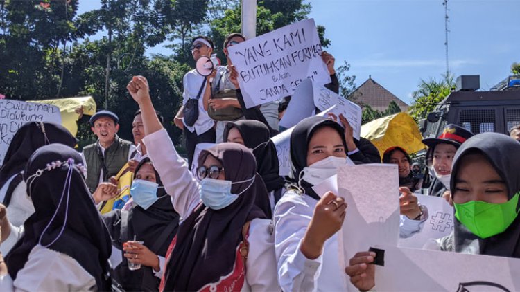 Komisi I DPRD Kab. Tasik Beri Dukungan untuk Perjuangan Honorer Nakes