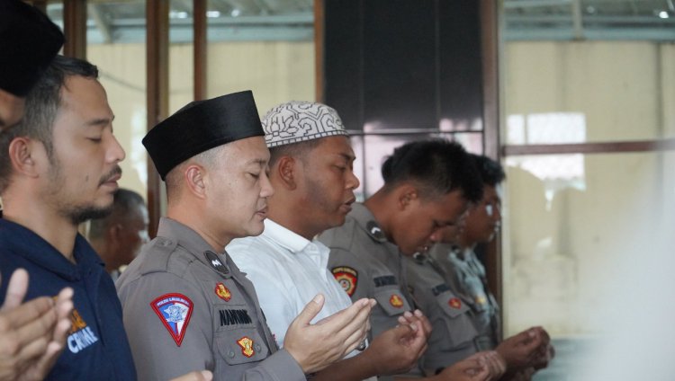 Polres Tasik Gelar Shalat Ghaib bagi Korban Gempa Cianjur