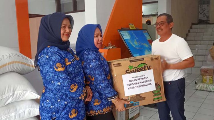 DPPKB3A Kota Tasik Peduli Korban Gempa Bumi Cianjur