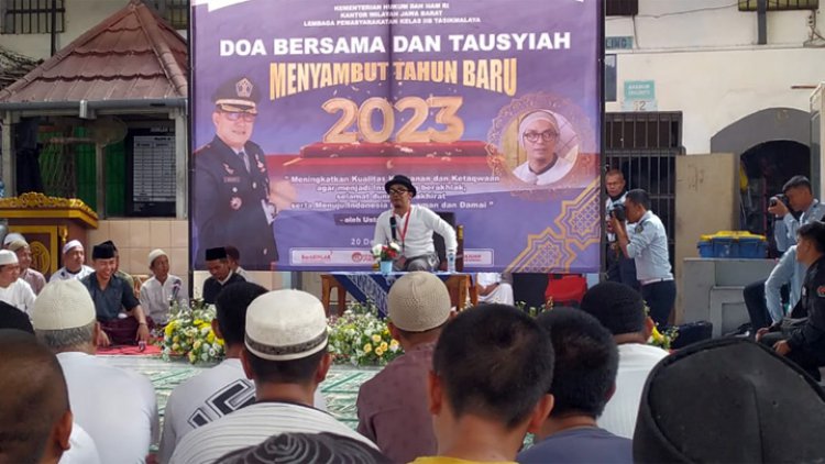 Sambut Tahun Baru, Lapas Tasik Adakan Do'a Bersama dan Tausiyah