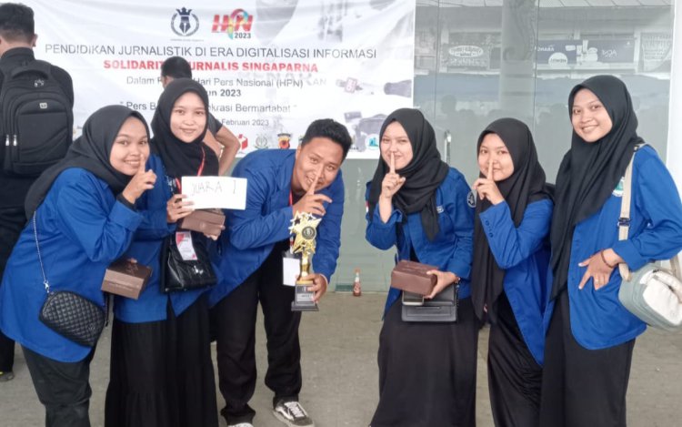 Kelompok 19 Tim Media UNCIP Raih Juara I Karya Video Jurnalistik