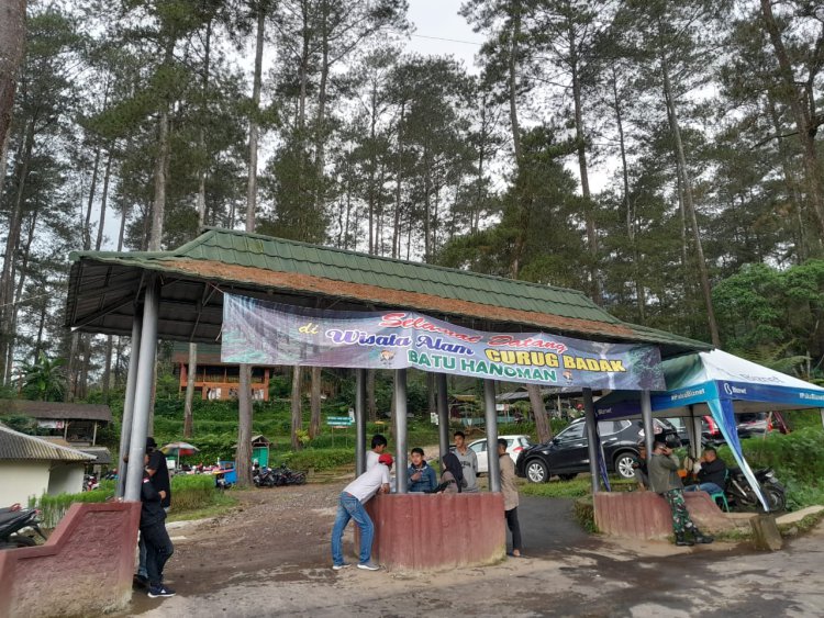 Minim Sentuhan, Kunjungan Wisatawan ke Curug Badak Turun Drastis