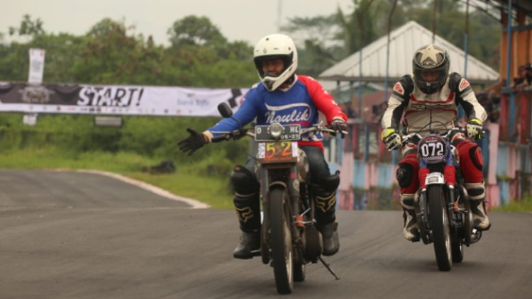 Bikers Brotherhood 1% MC Indonesia Kembali Gelar Classic Bike Race di Sirkuit Bukit Peusar