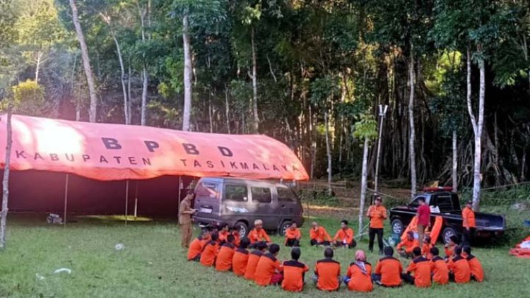 BPBD Kabupaten Tasik Gelar Pelatihan Relawan di Karangjaya