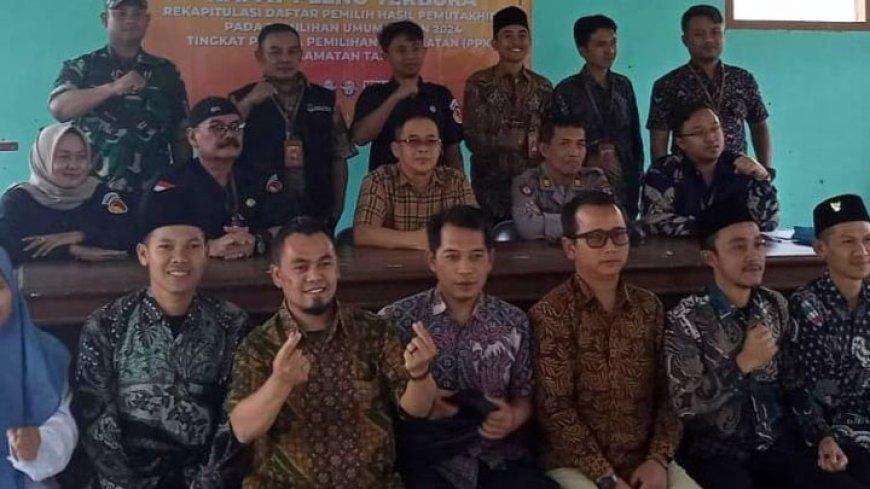 Giliran Sekretariat PPK disambangi Kapolsek Taraju